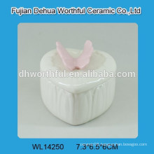 Cutely butterfly design ceramic jewelry gift boxes